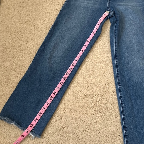 Kendall & Kylie The High Rise Skater Straight Leg Denim Jeans cotton stretch - Picture 3 of 11